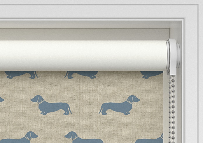 Emily Bond Peggy, True Blue - Twist&Fit Roller Blind - Image 10